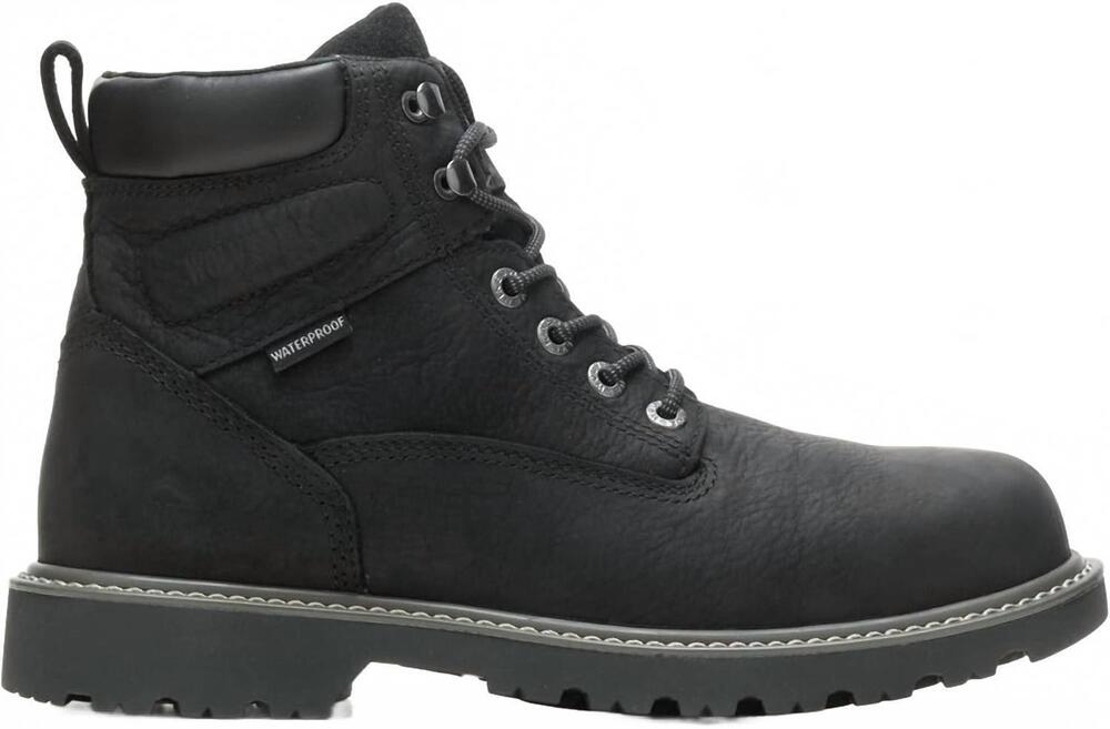 NEW WOLVERINE men's floorhand waterproof work boots in black